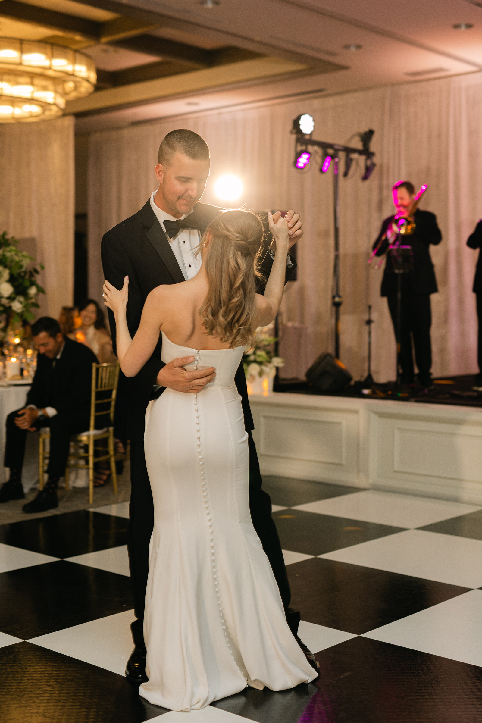 bride and groom's first dance