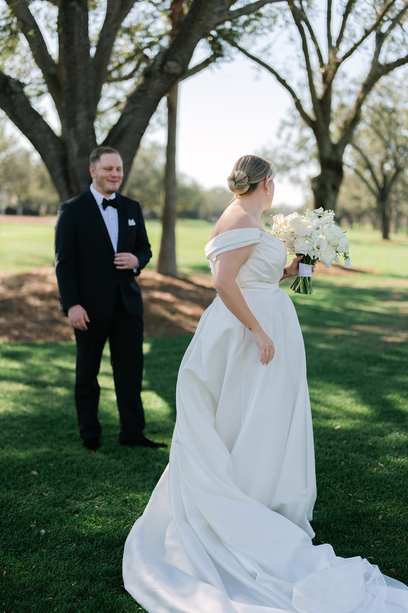Classically Preppy Palma Ceia Wedding for Golf Aficionados - Kristen ...