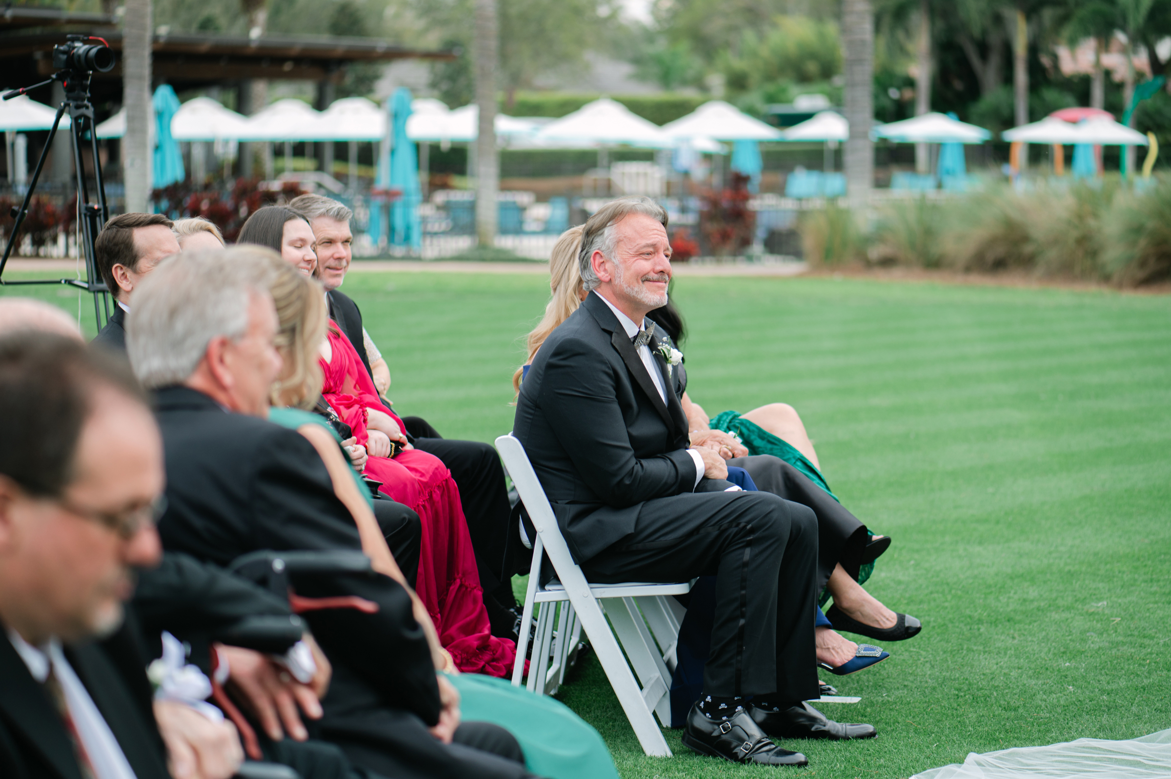 dad's reaction to watching daughter get married