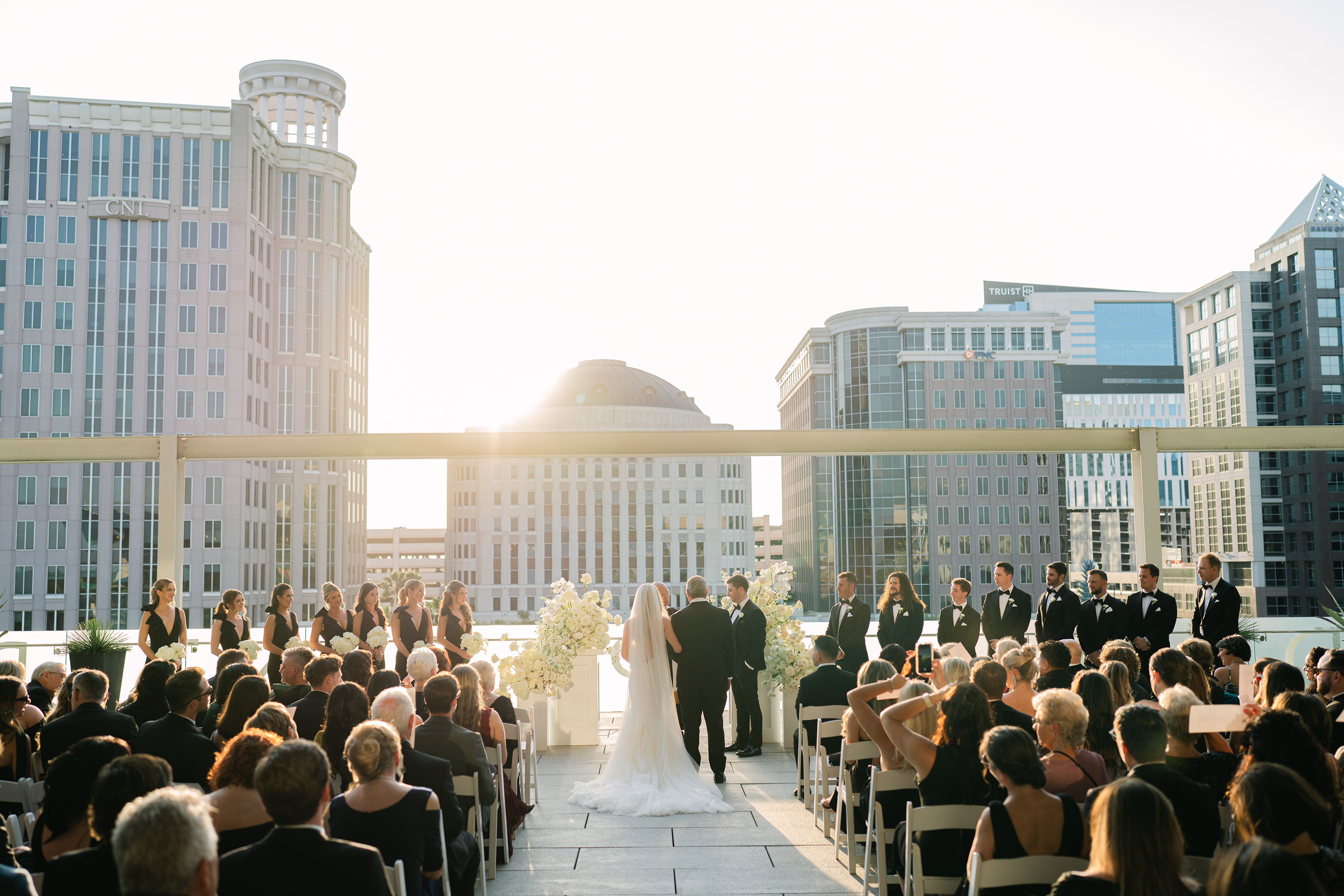 dr phillips center wedding rooftop