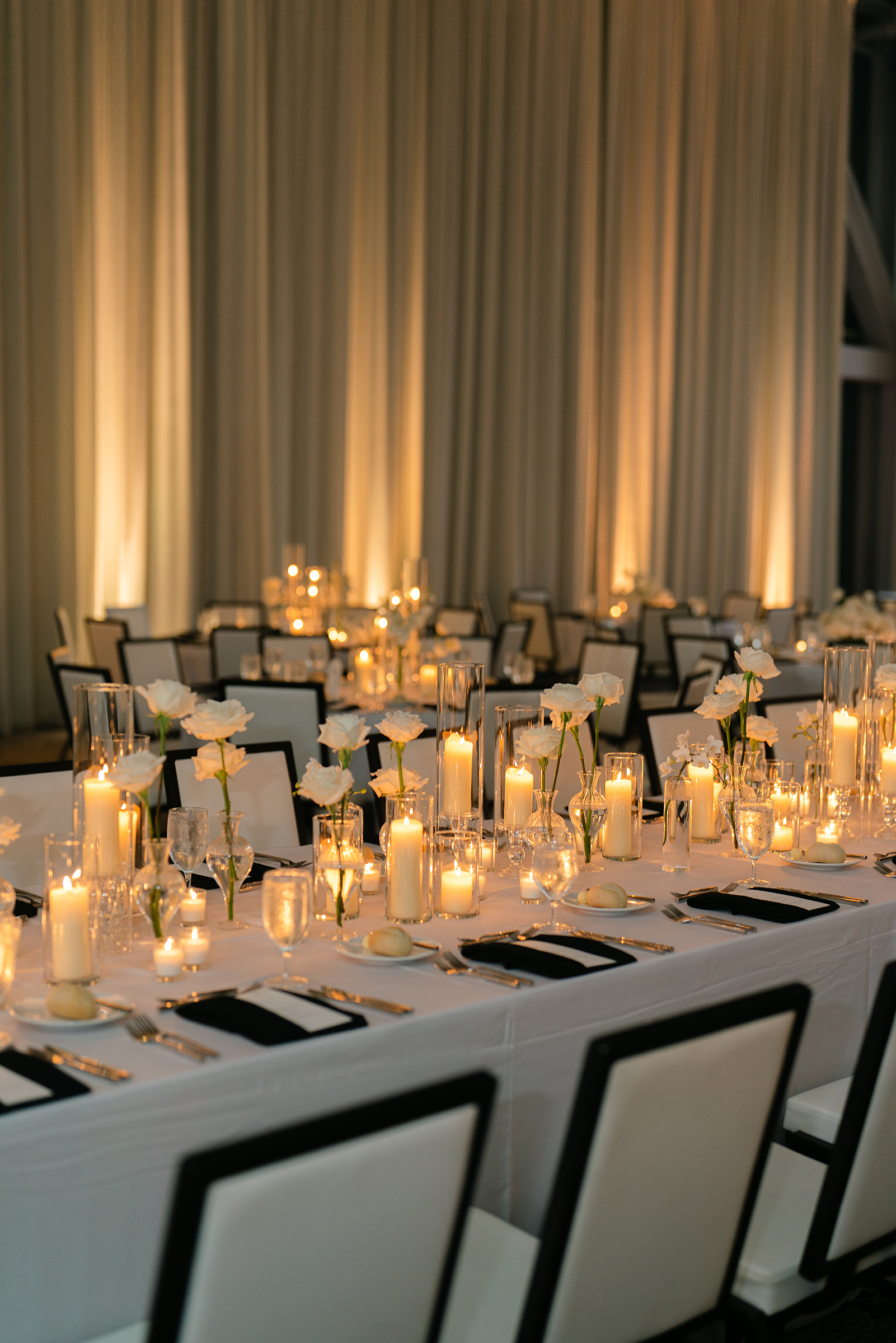 candlight reception ideas