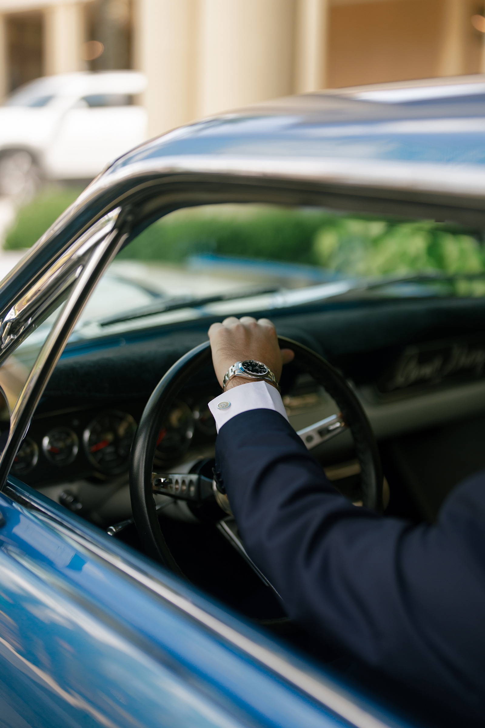 wedding vintage car detail