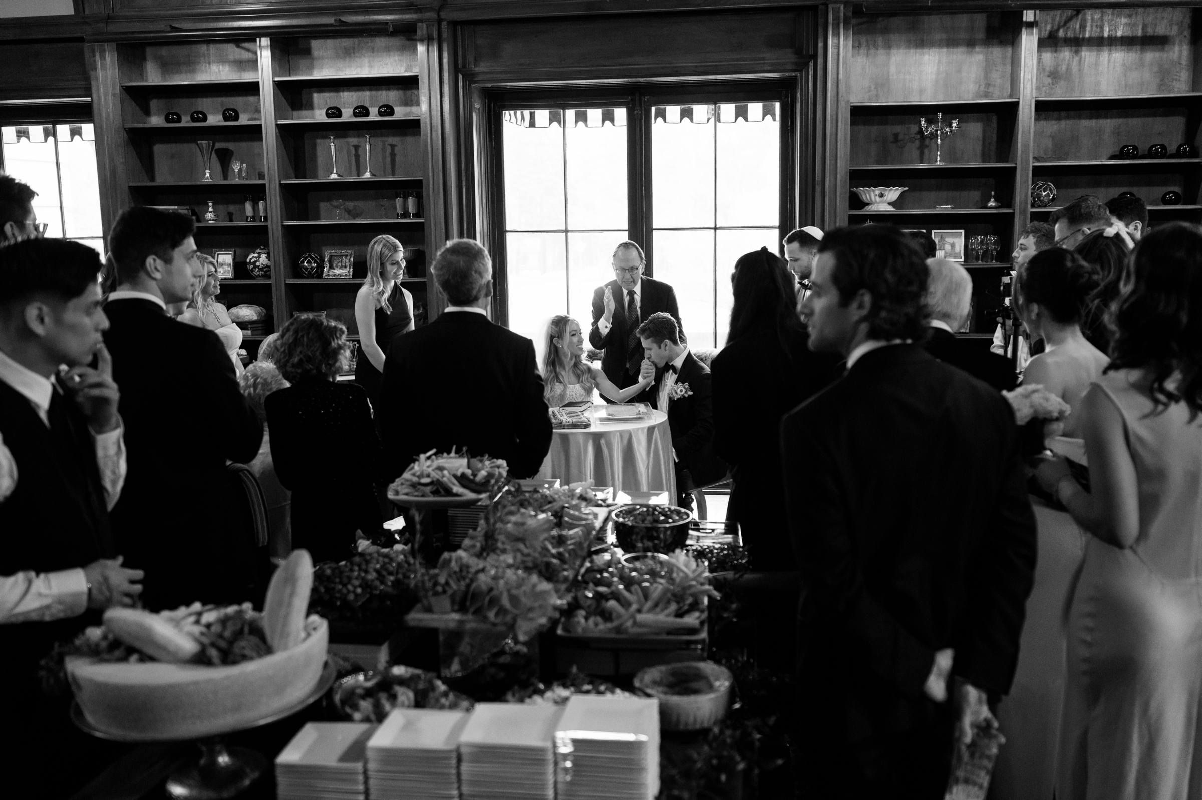 black-and-white picture of Ketubah