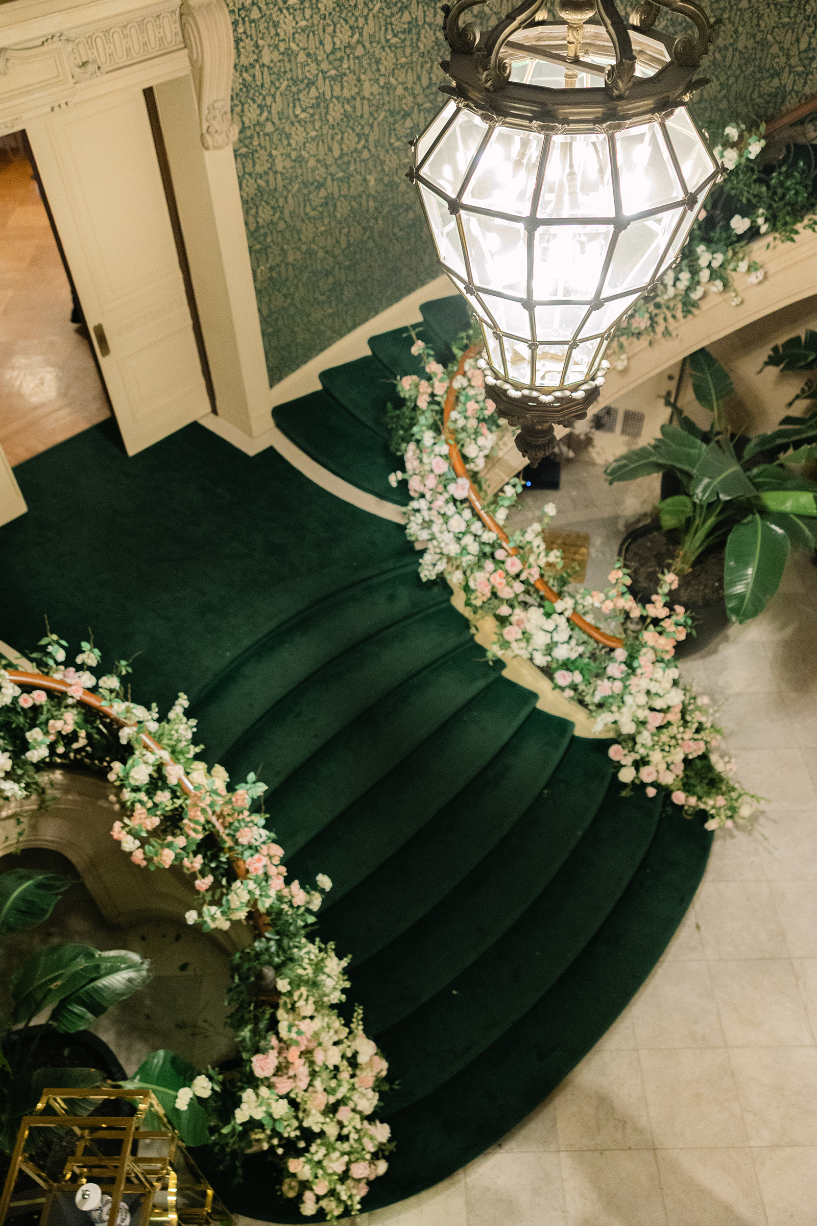 entryway to wedding reception