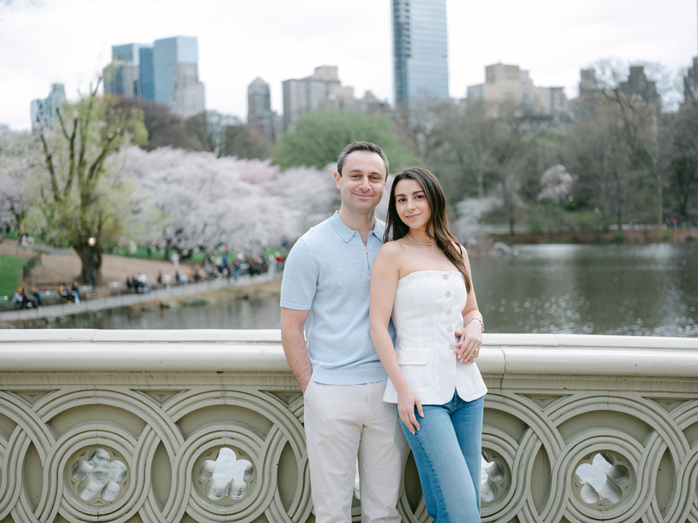 NYC Engagement Session Among Iconic City Views