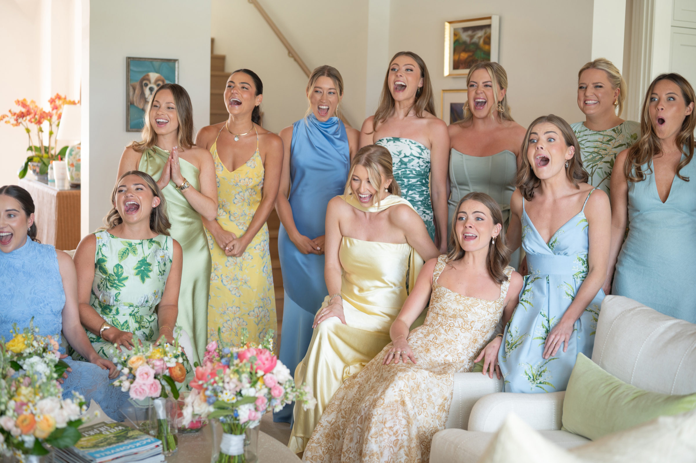 bridesmaids first look
