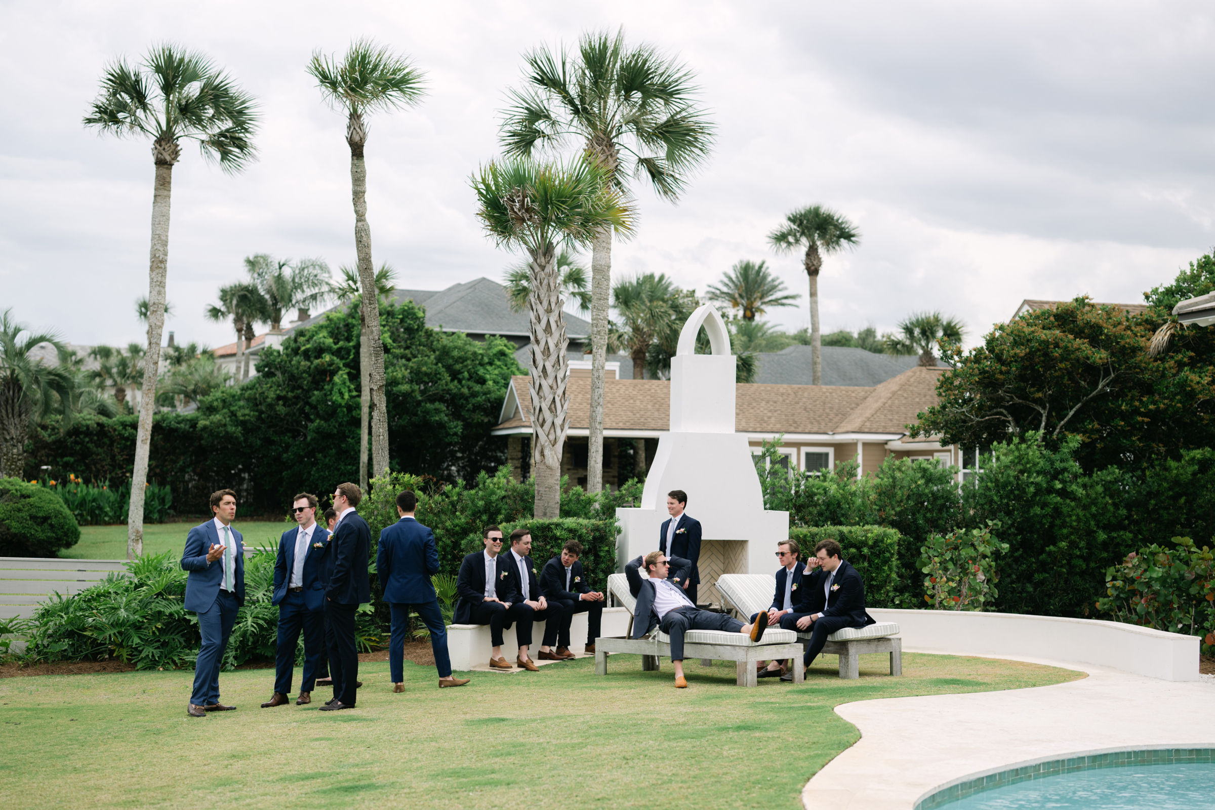 groom with groomsmen