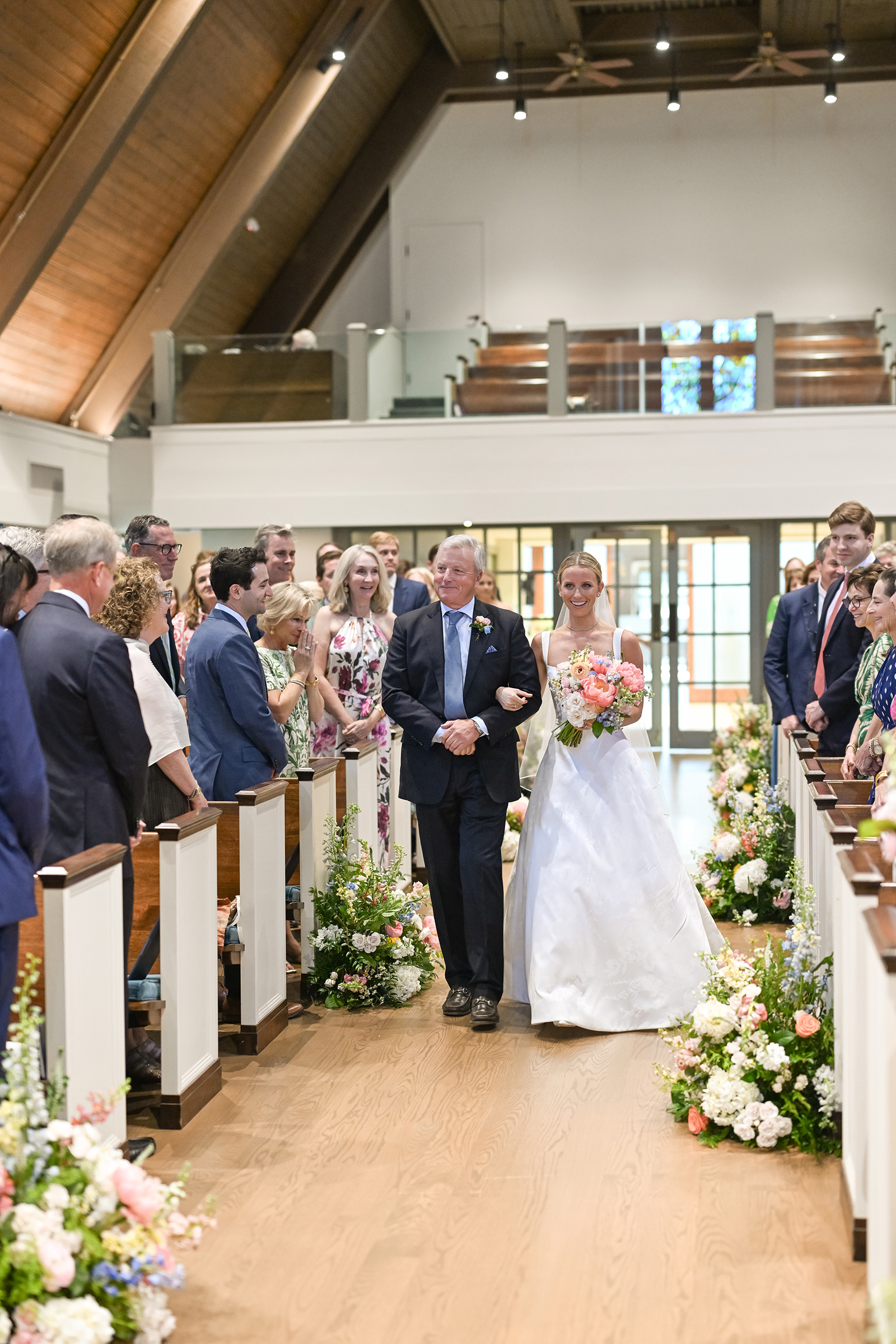 bride walking down the aisle