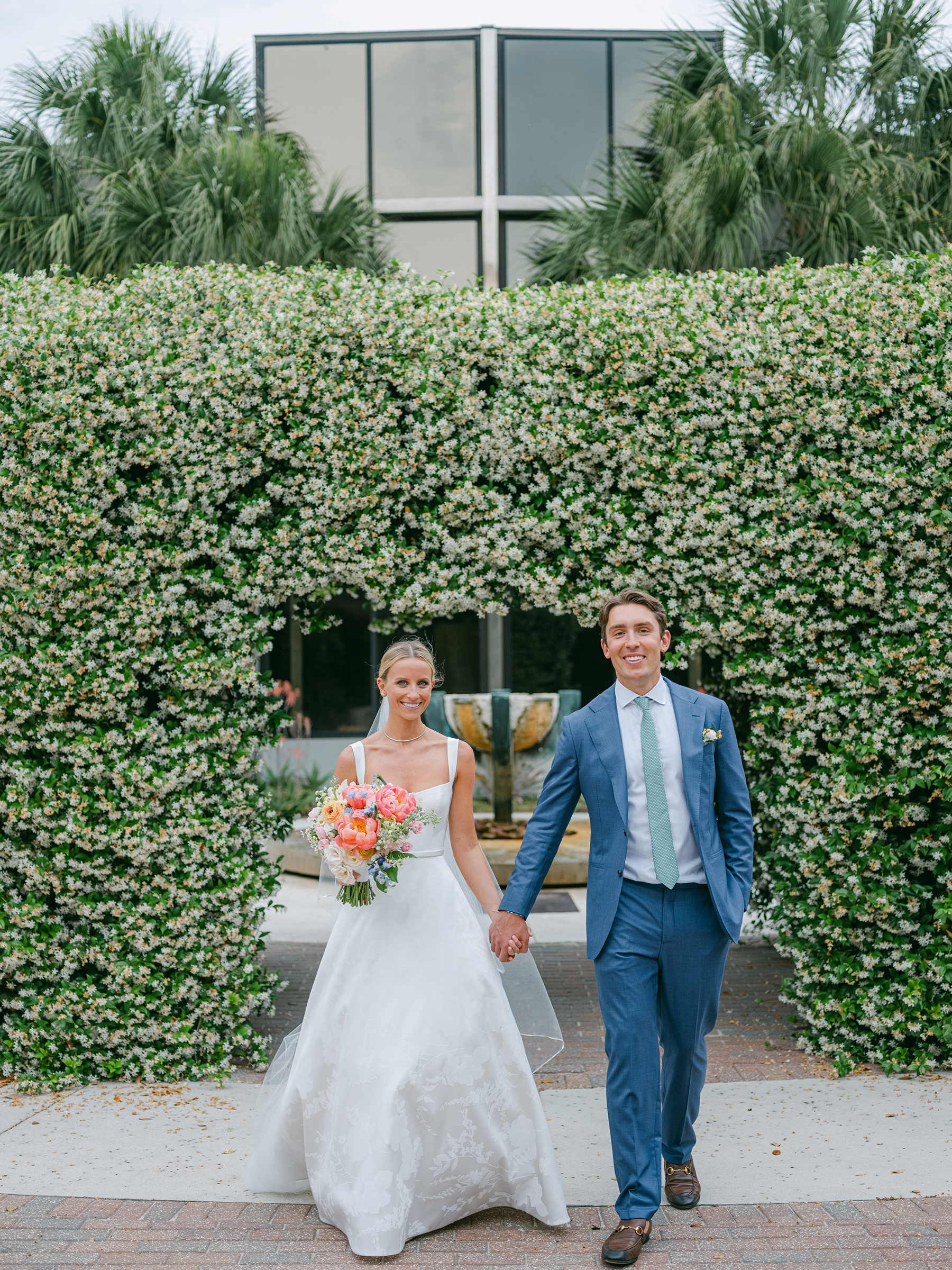 bride and groom portrait