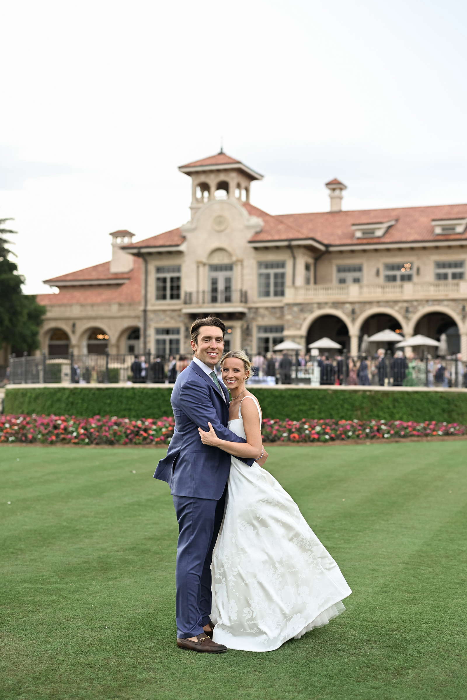 bride and groom portrait