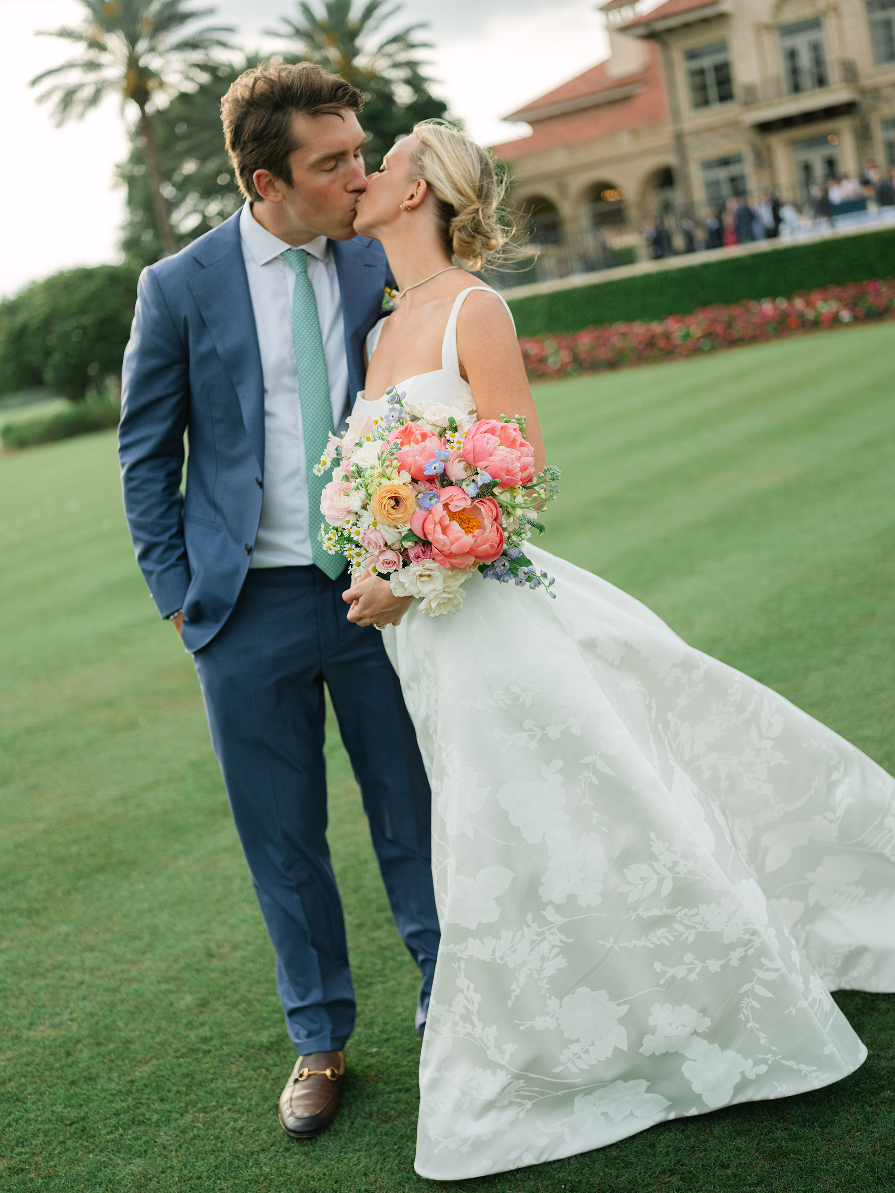 bride and groom portrait
