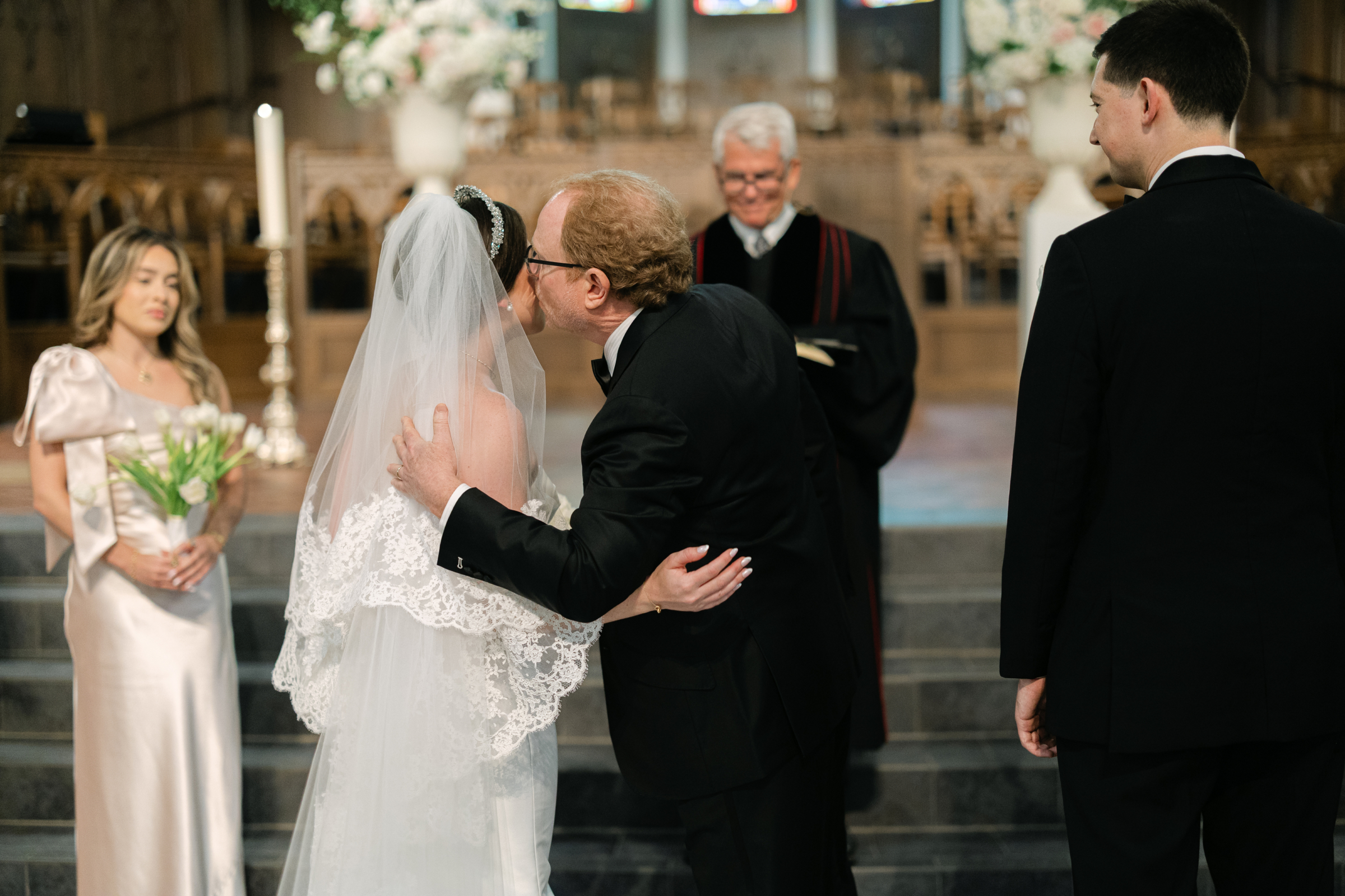 father gives daughter away to husband