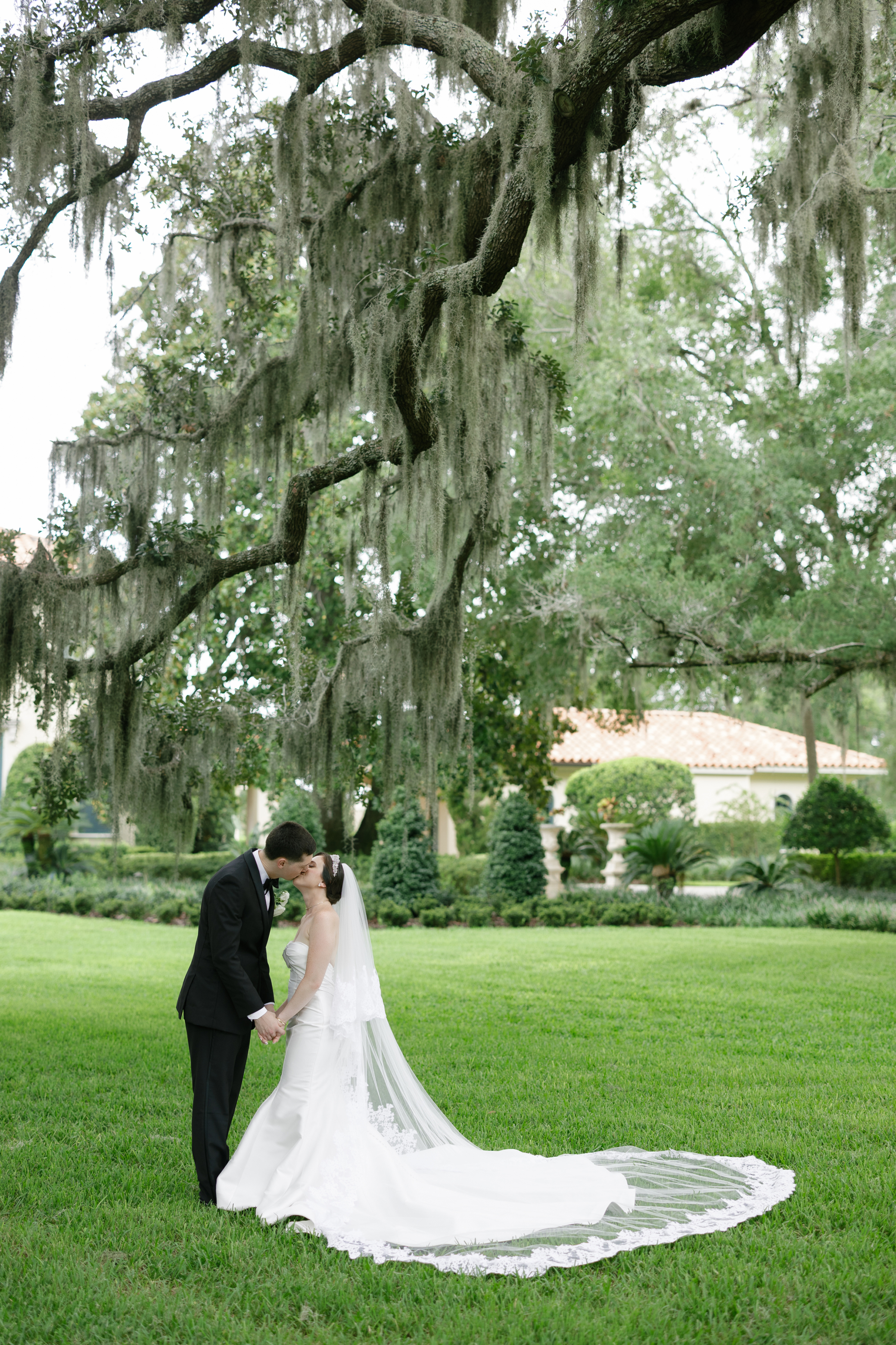 classy and traditional bride and groom portraits