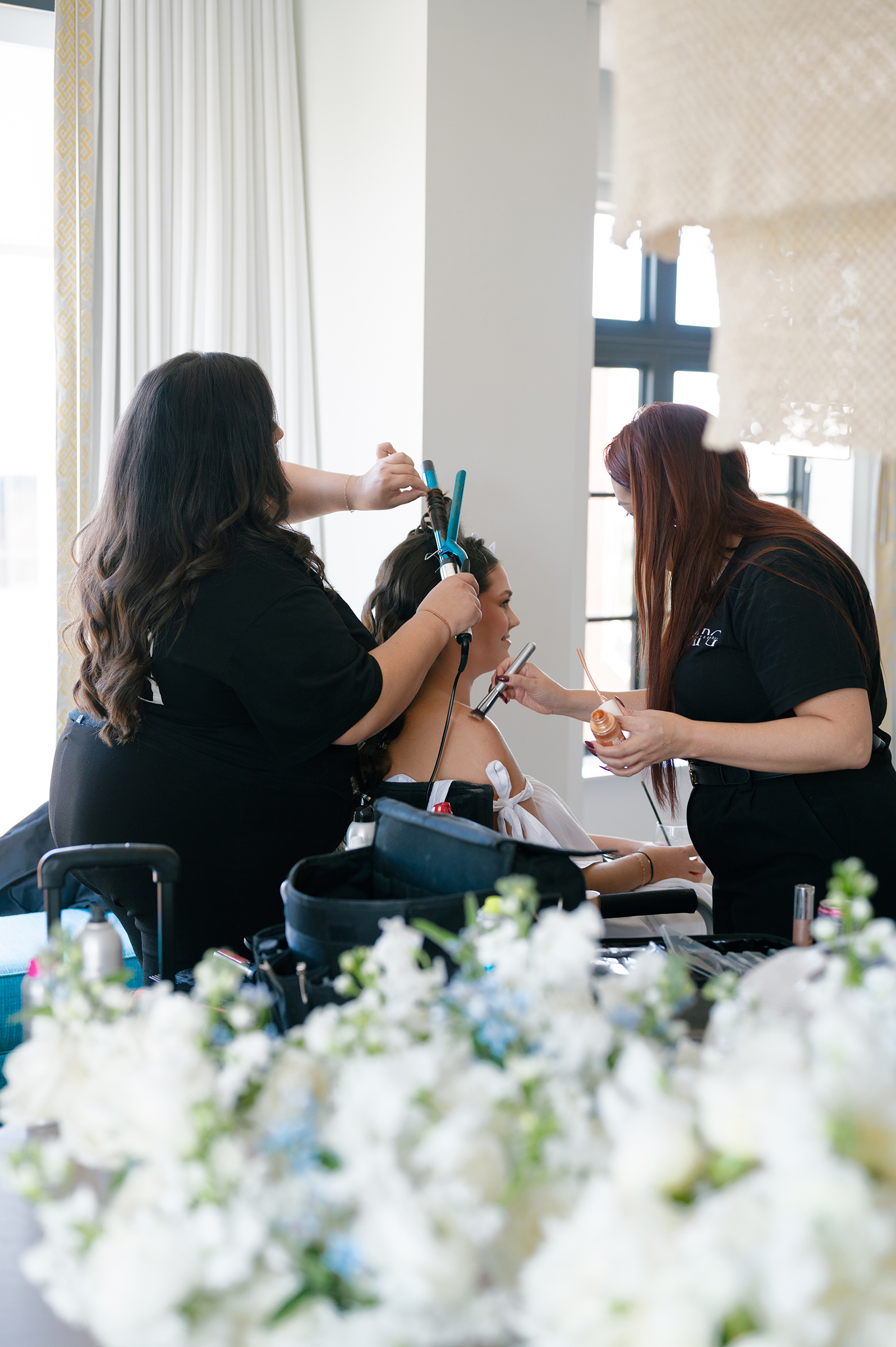 bride getting ready