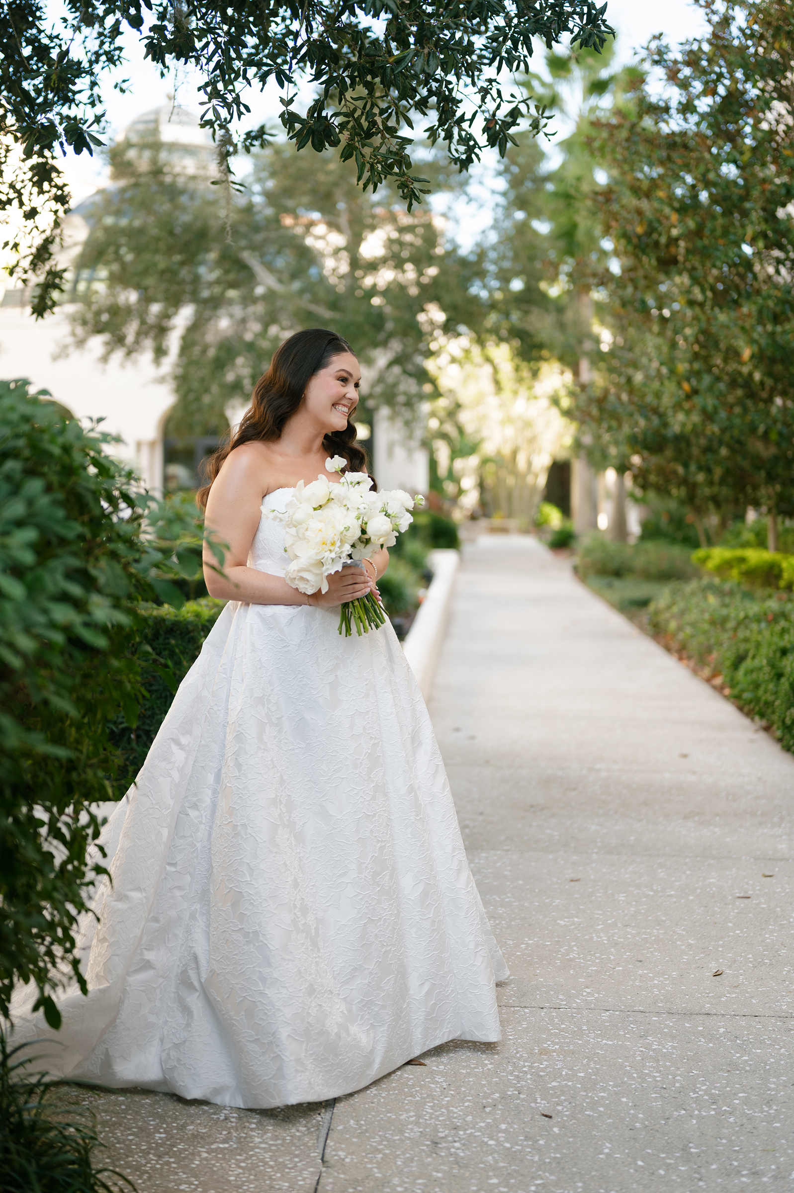 bride's first look with groom