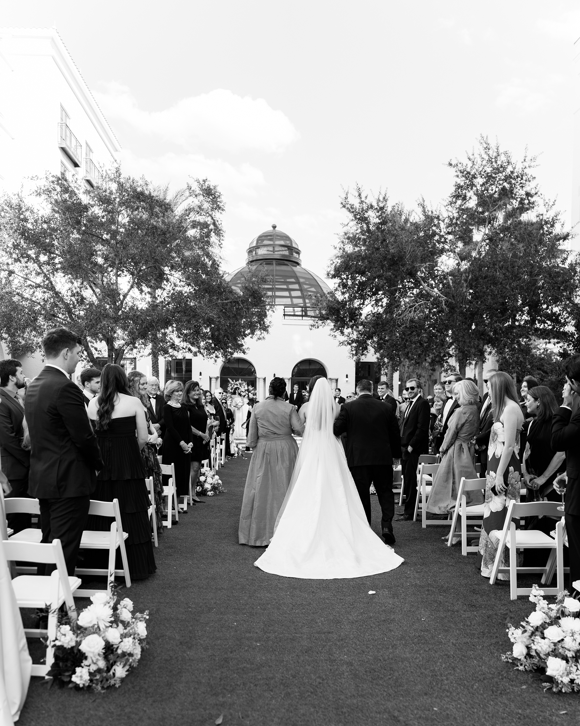 bride walking down the aisle