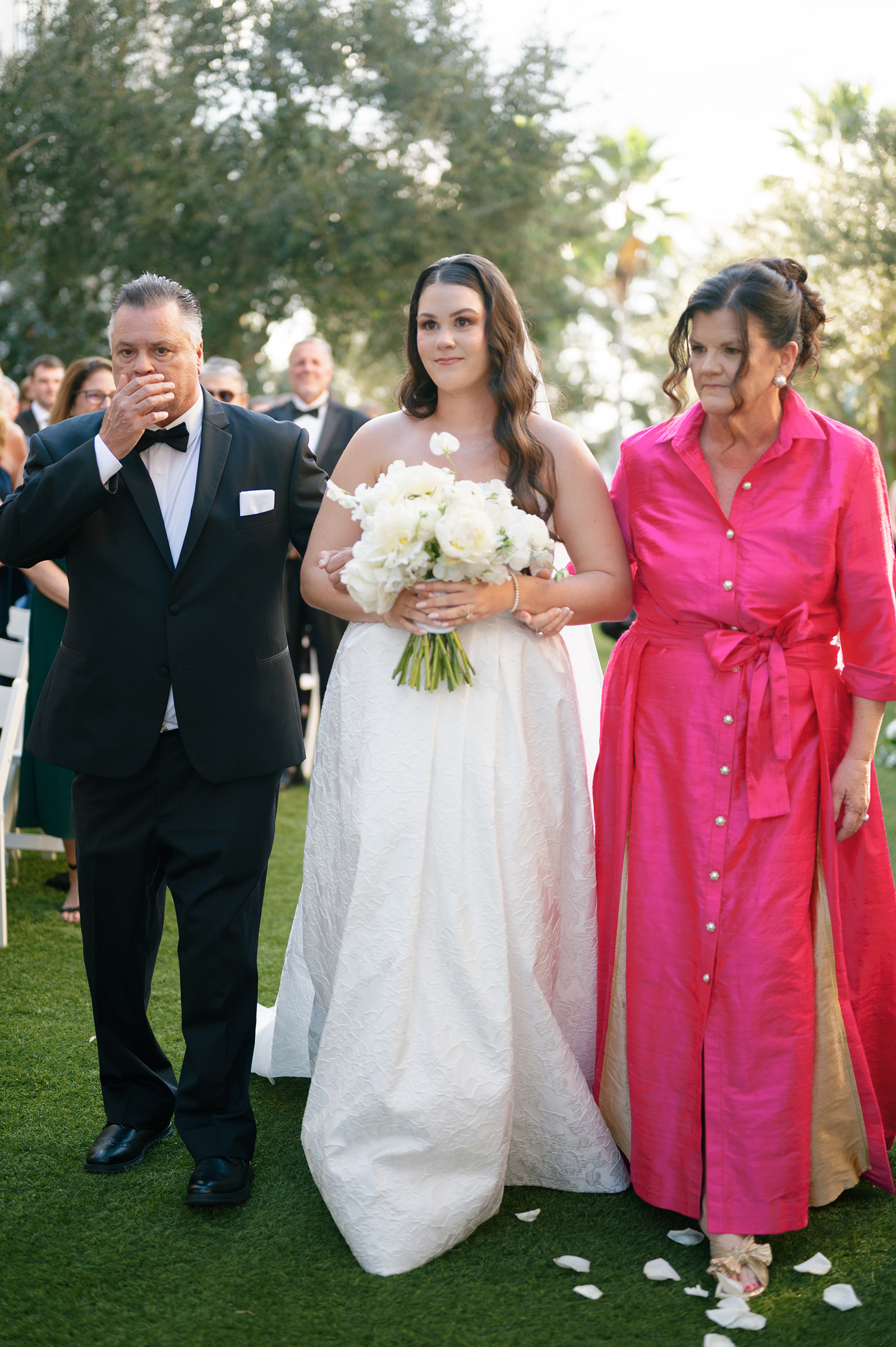 bride walking down the aisle