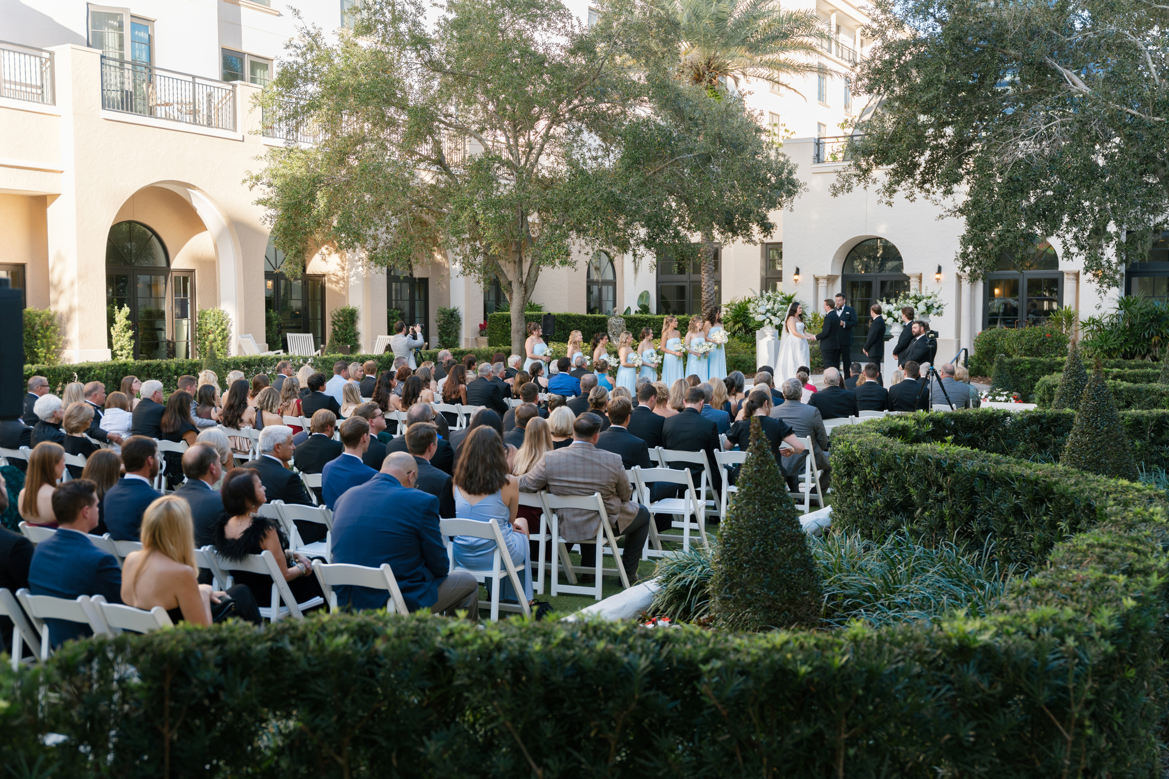 outdoor wedding ceremony 