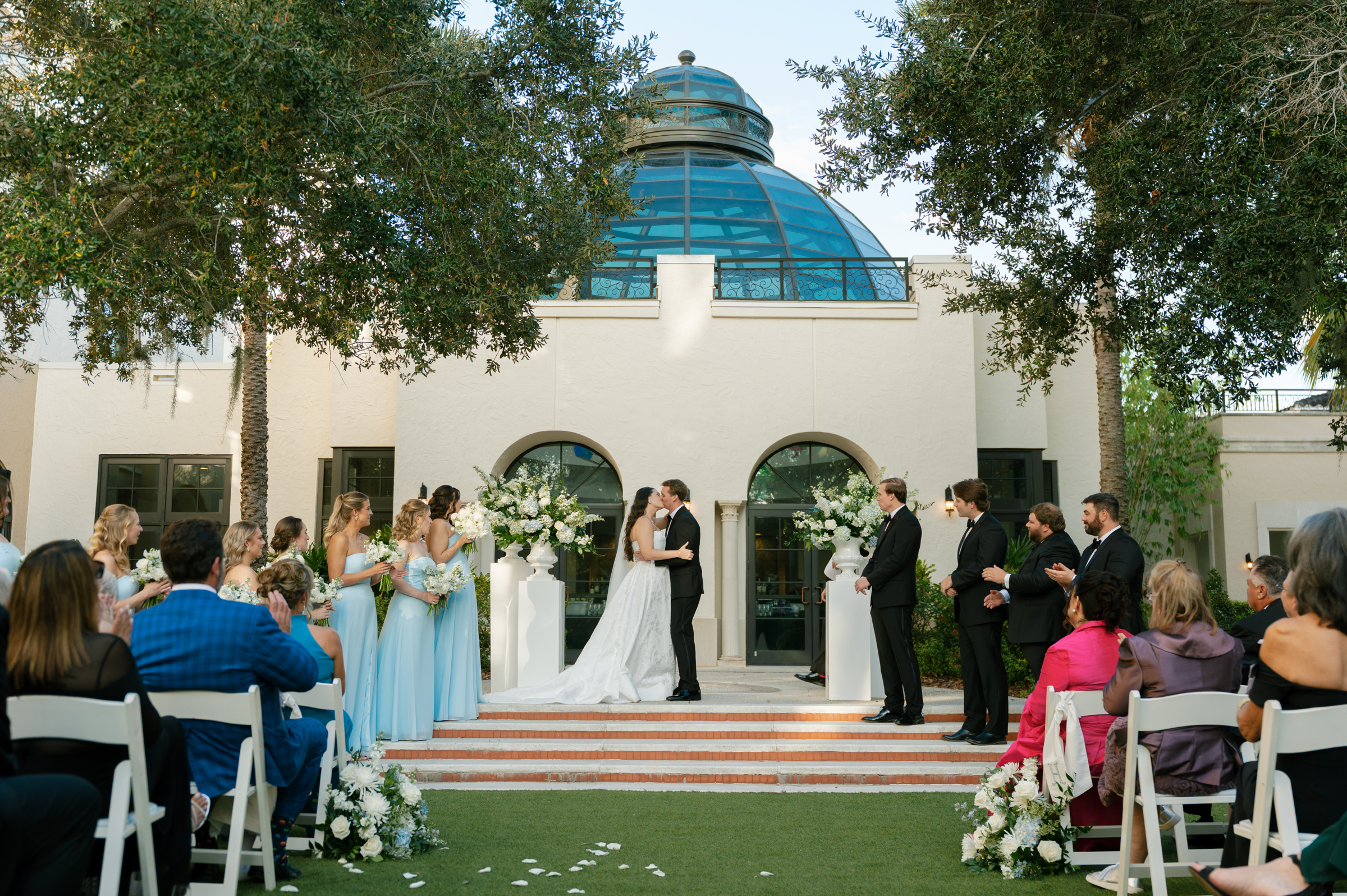 bride and groom during wedding ceremony 