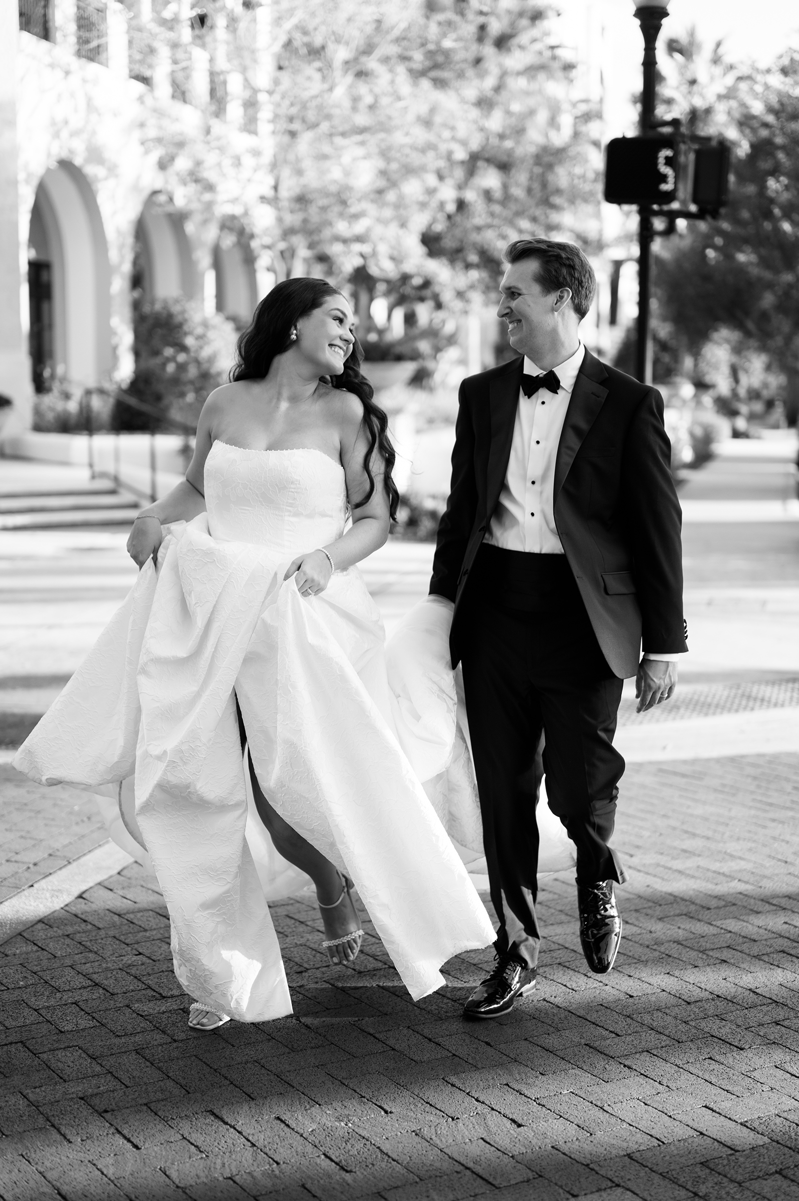 editorial and romantic bride and groom portraits