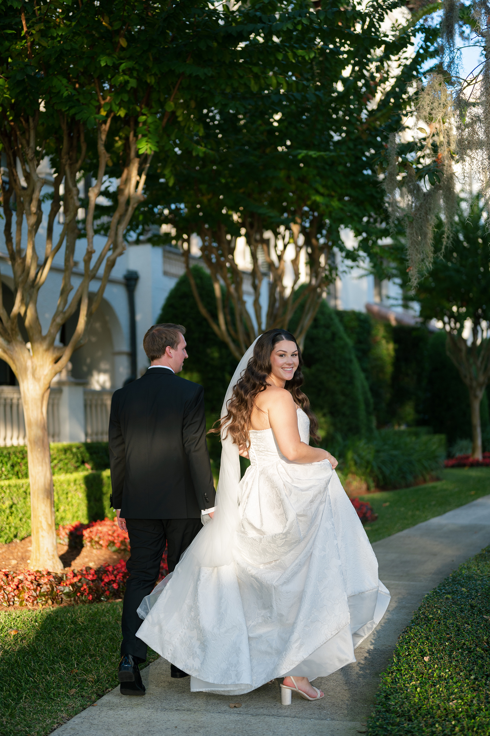 editorial and romantic bride and groom portraits