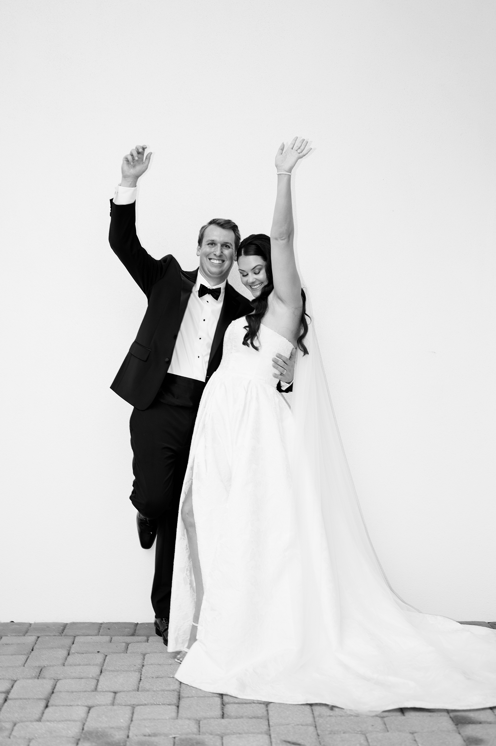 editorial and romantic bride and groom portraits