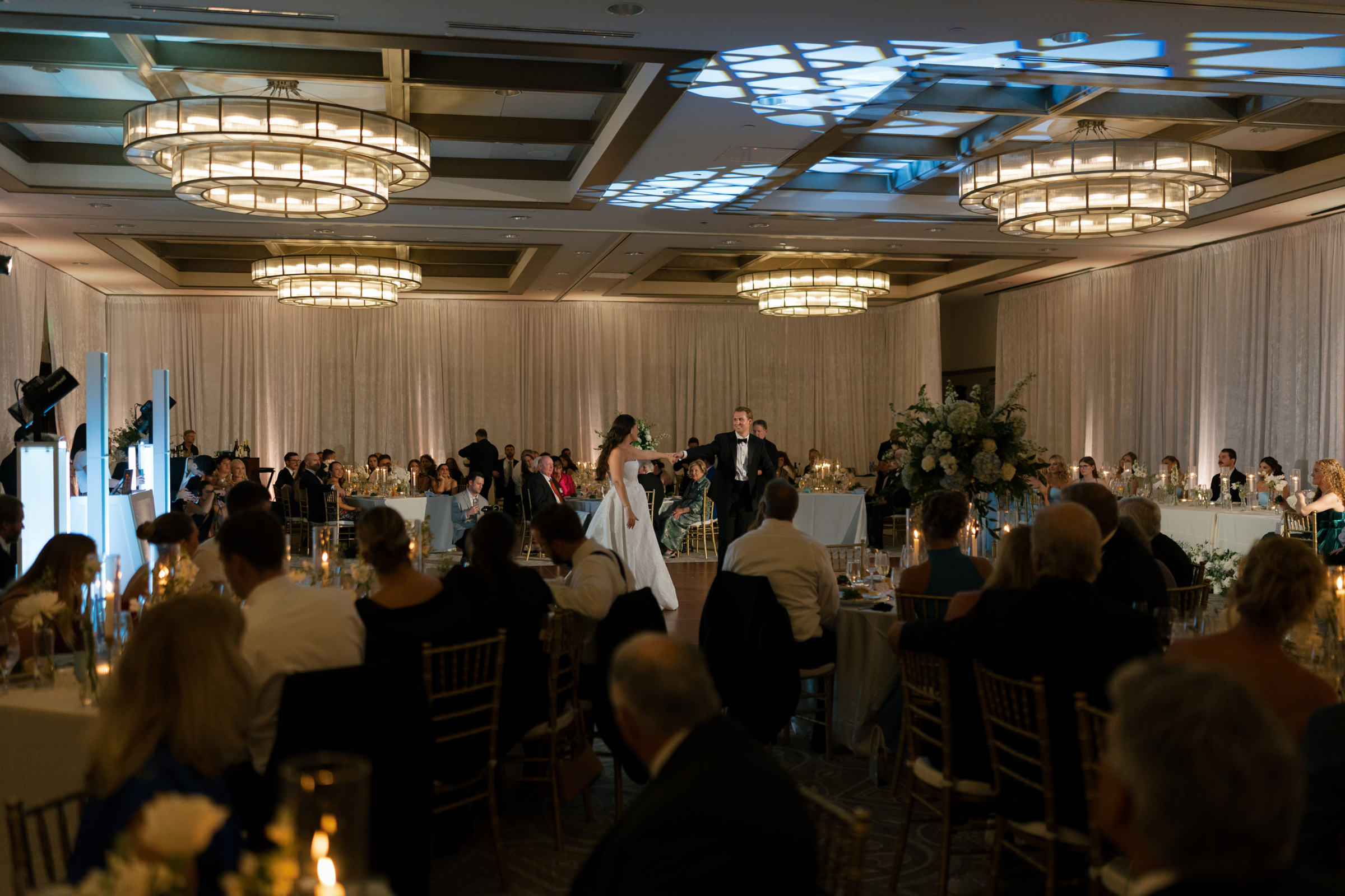 bride and groom's first dance