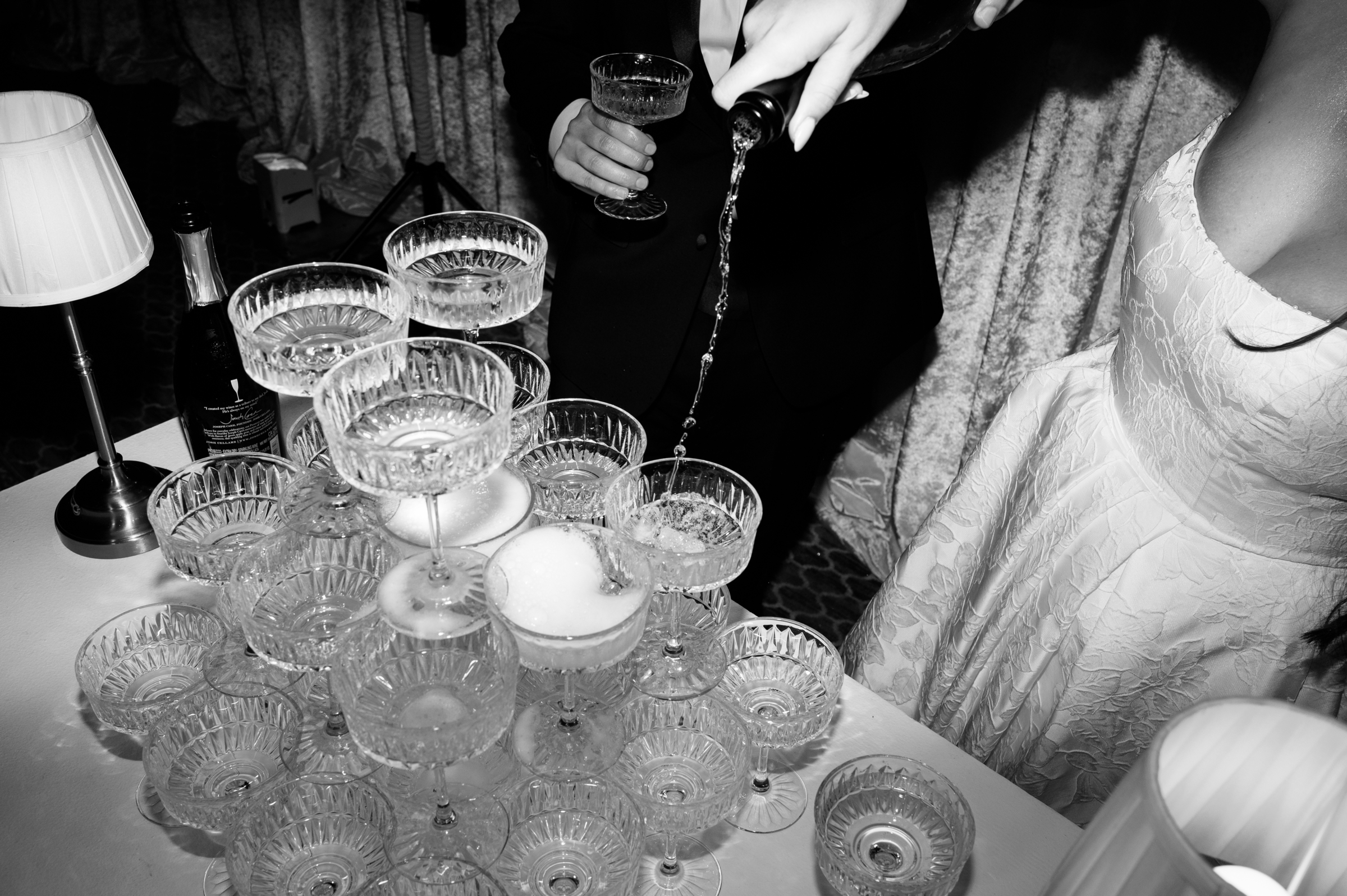 champagne tower