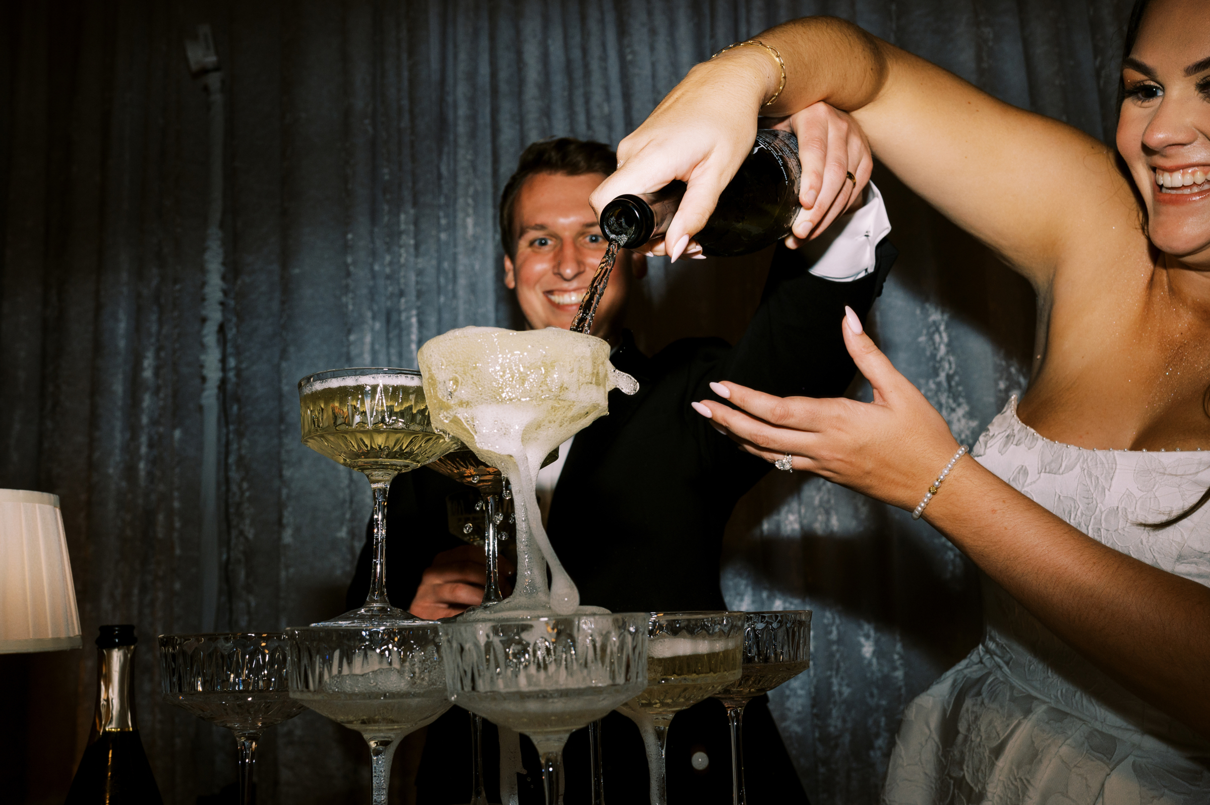 champagne tower