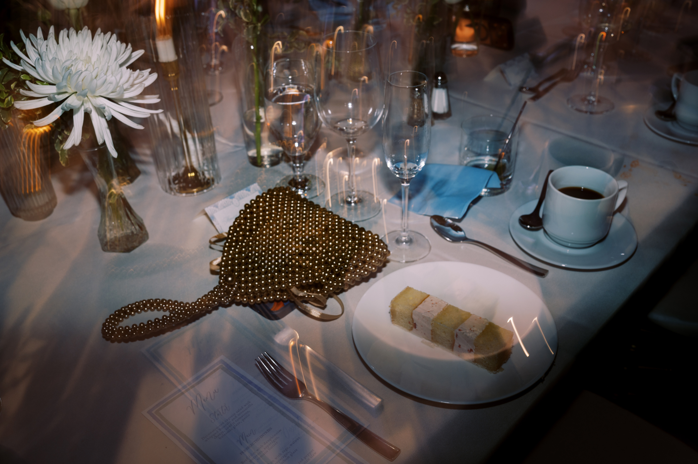 details during wedding reception