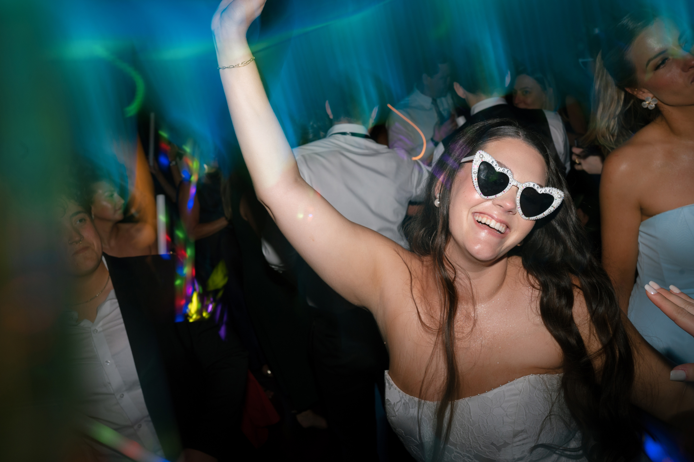 dancing during wedding reception
