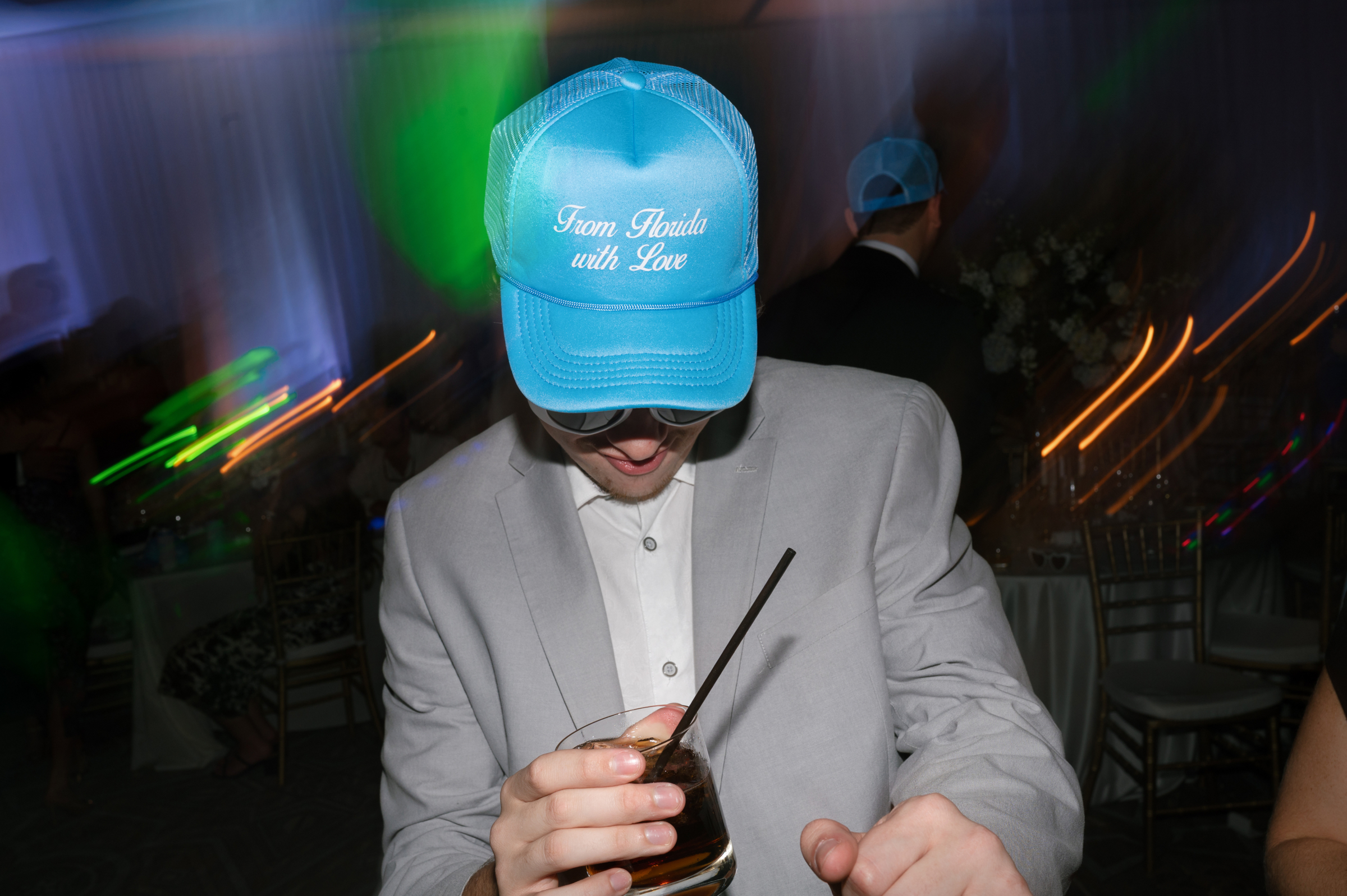 personalized wedding party hats