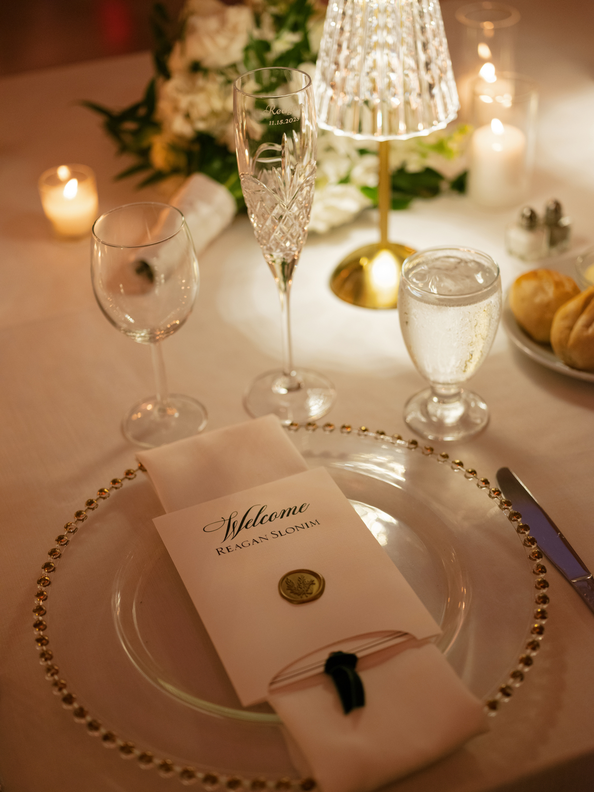 candlelight wedding reception in florida