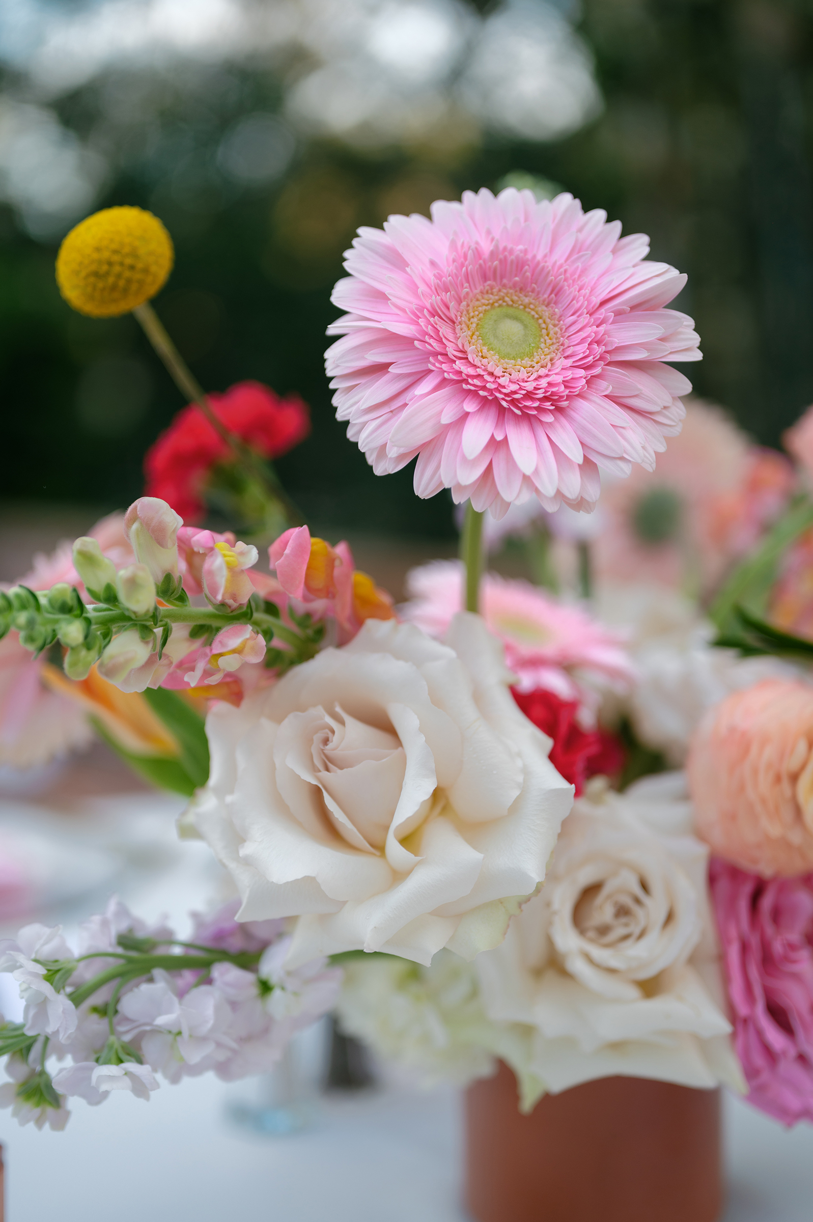 romantic garden-inspired florals